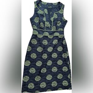 Banana Republic navy and green dress size 0